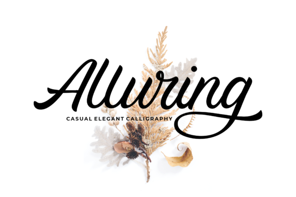 Alluring Calligraphy: A Font That Dances Off the Page