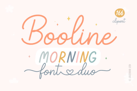 Booline Morning: A Handwritten Font with Heart