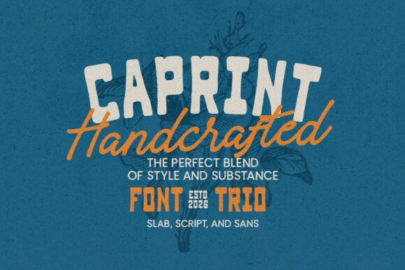 Caprint: The Font Trio for Authentic Logos