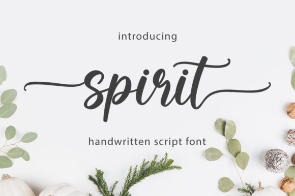 Exploring Spirit: A Script Font for Refined Design