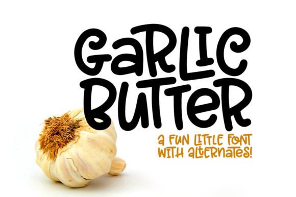 Garlic Butter: A Premium Font for Playful Branding