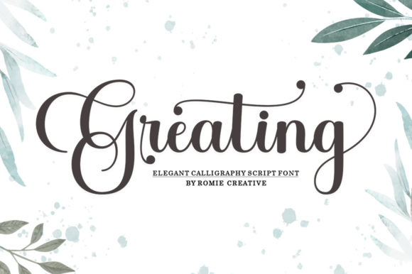 Greating: A Script Font That Captures Romance