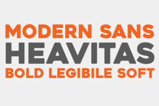 Heavitas: The Bold Sans Serif Font That Commands Attention