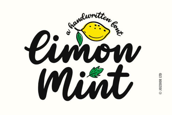 Limon Mint: A Fresh Script Font for Modern Design