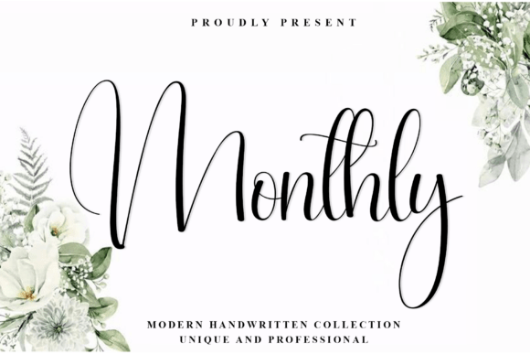 Monthly: Elevating Your Creative Projects with Elegant Script