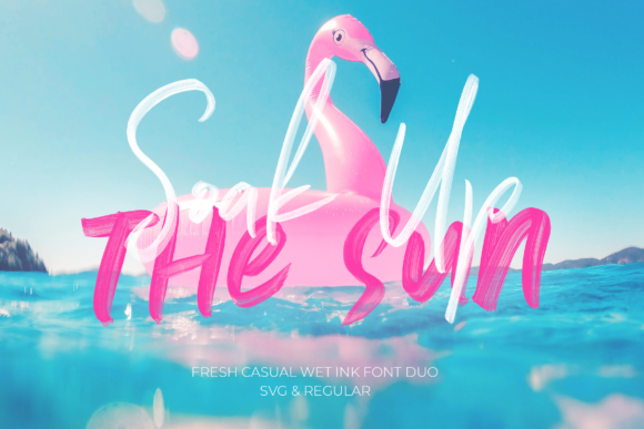 Soak Up the Sun Duo: A Creative Font for Summer Projects