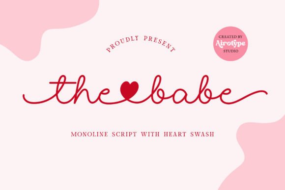 The Babe: A Handwritten Font with Heart for Every Creative Project