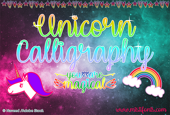 Unicorn Calligraphy: A Whimsical Script for Modern Designs