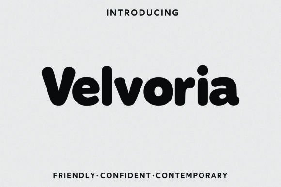 Velvoria: A Modern Typeface for Bold Branding